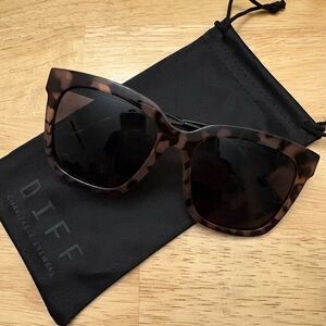 DIFF Eyewear Tortoise Shell Sunglasses - Make a Difference